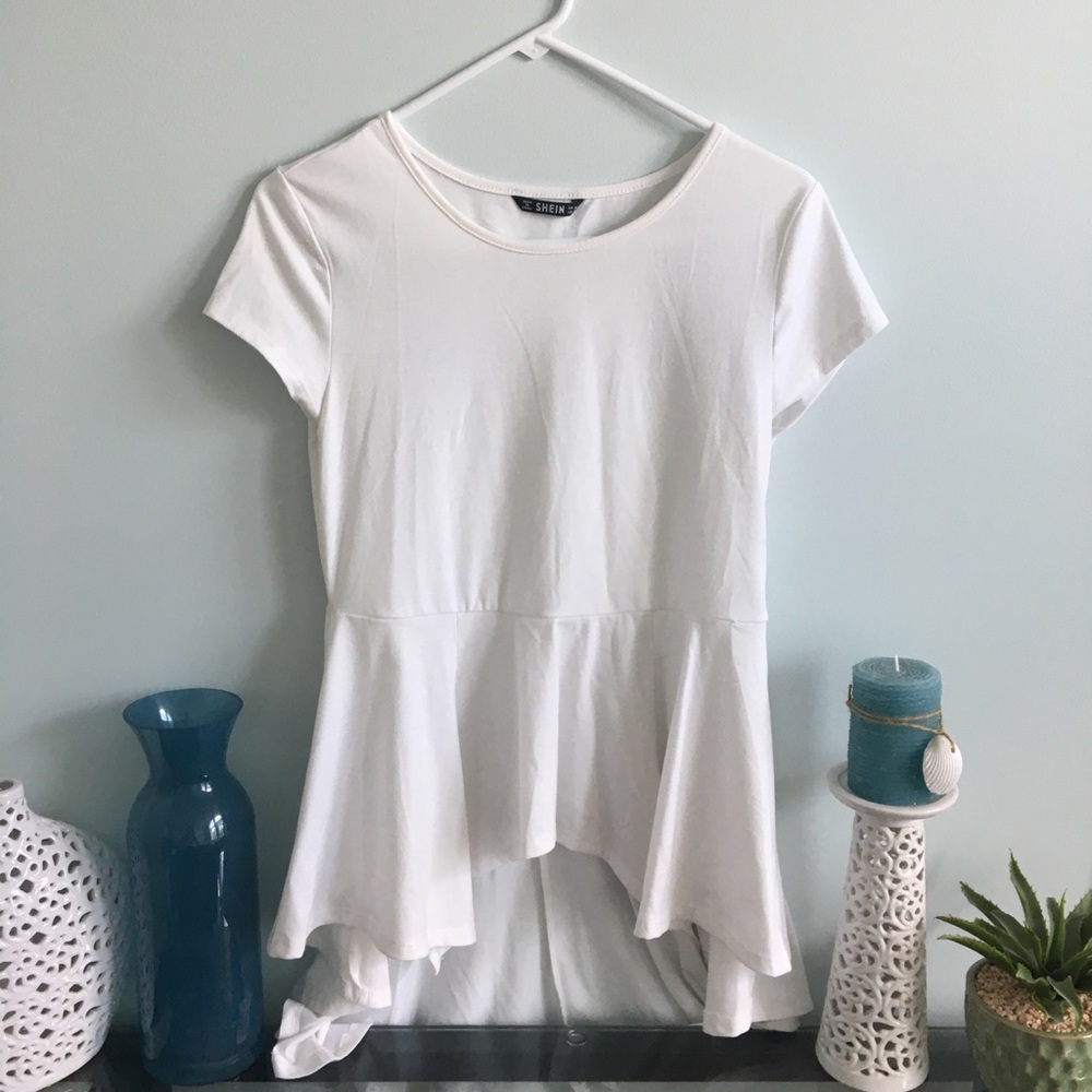 High-low tee